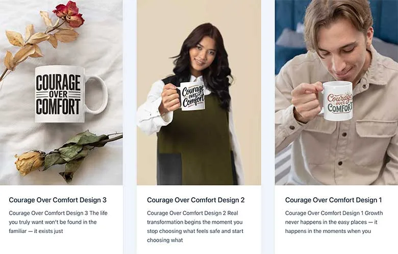 Premier Print Works — prints mugs and shirts for people starting the day strong