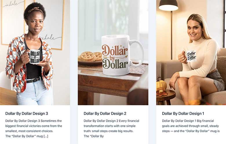 Premier Print Works — prints, mugs, and art for the person building financial momentum