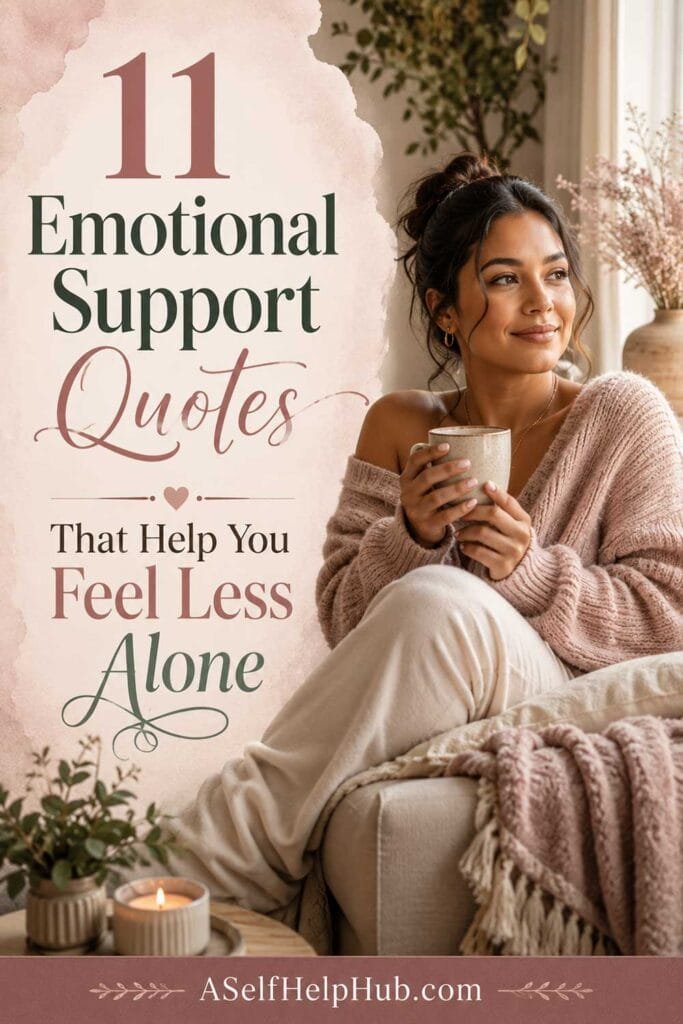 11 Emotional Support Quotes That Help You Feel Less Alone
