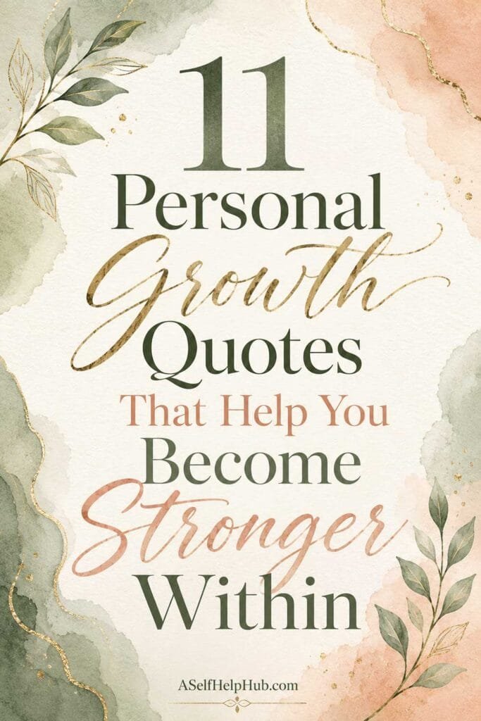 11 Personal Growth Quotes That Help You Become Stronger Within