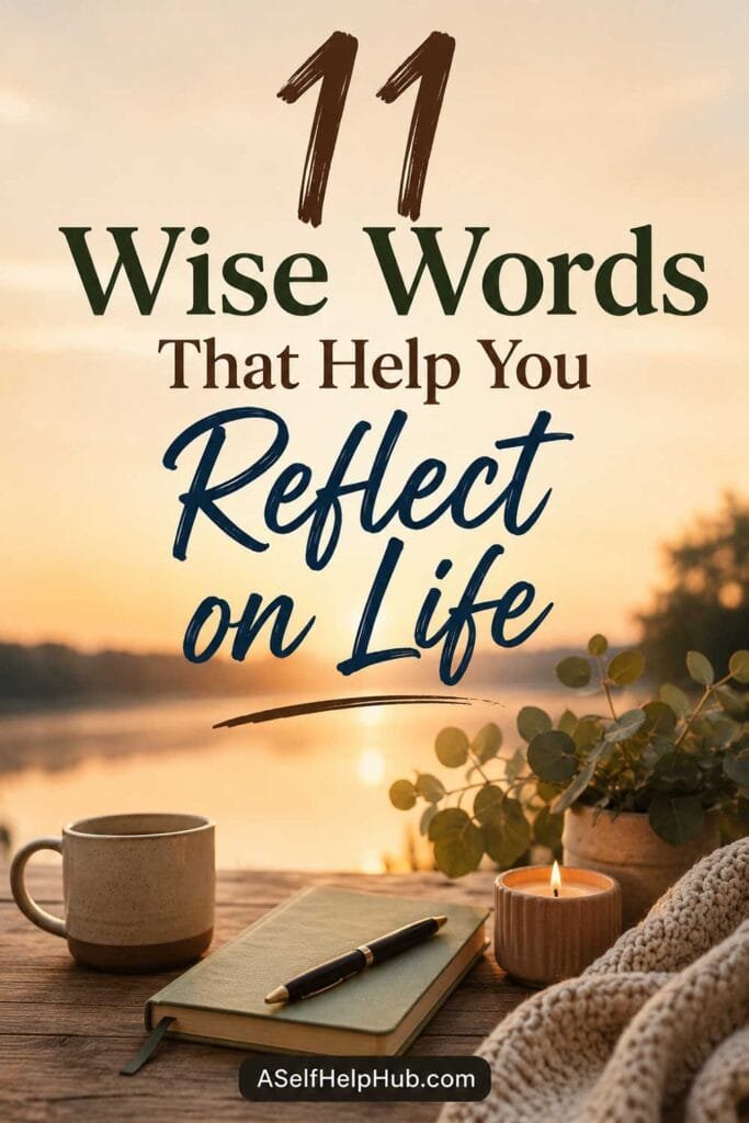 11 Wise Words That Help You Reflect on Life