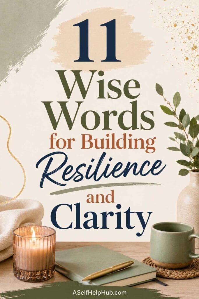 11 Wise Words for Building Resilience and Clarity