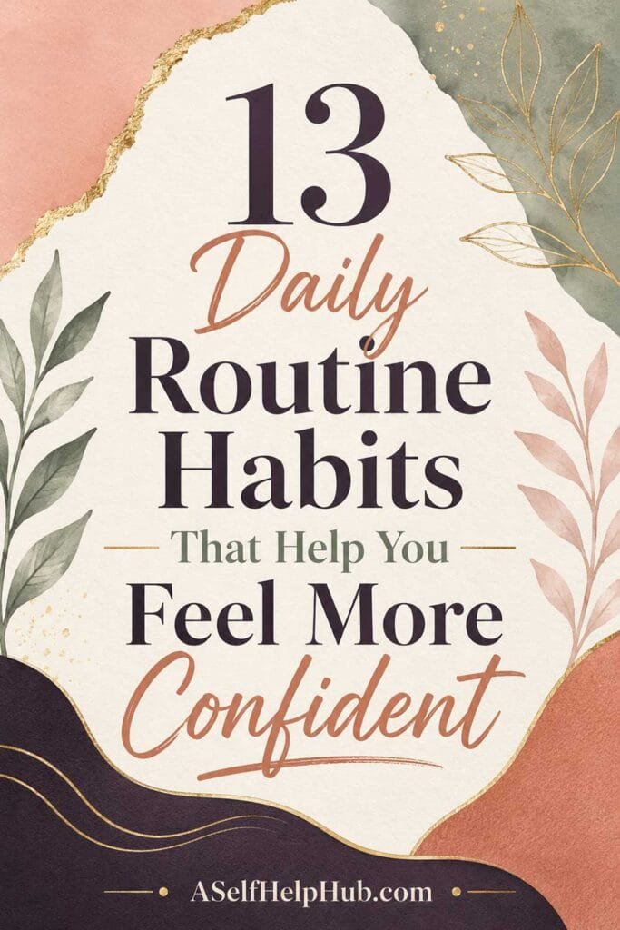 13 Daily Routine Habits That Help You Feel More Confident
