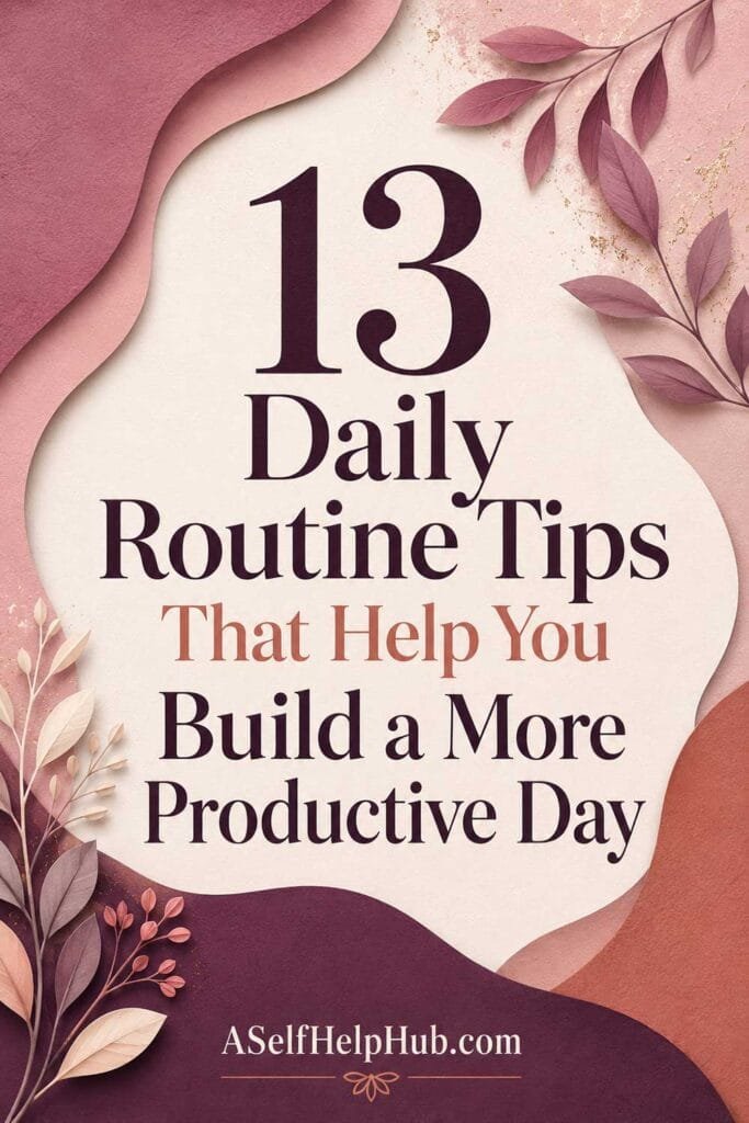 13 Daily Routine Tips That Help You Build a More Productive Day