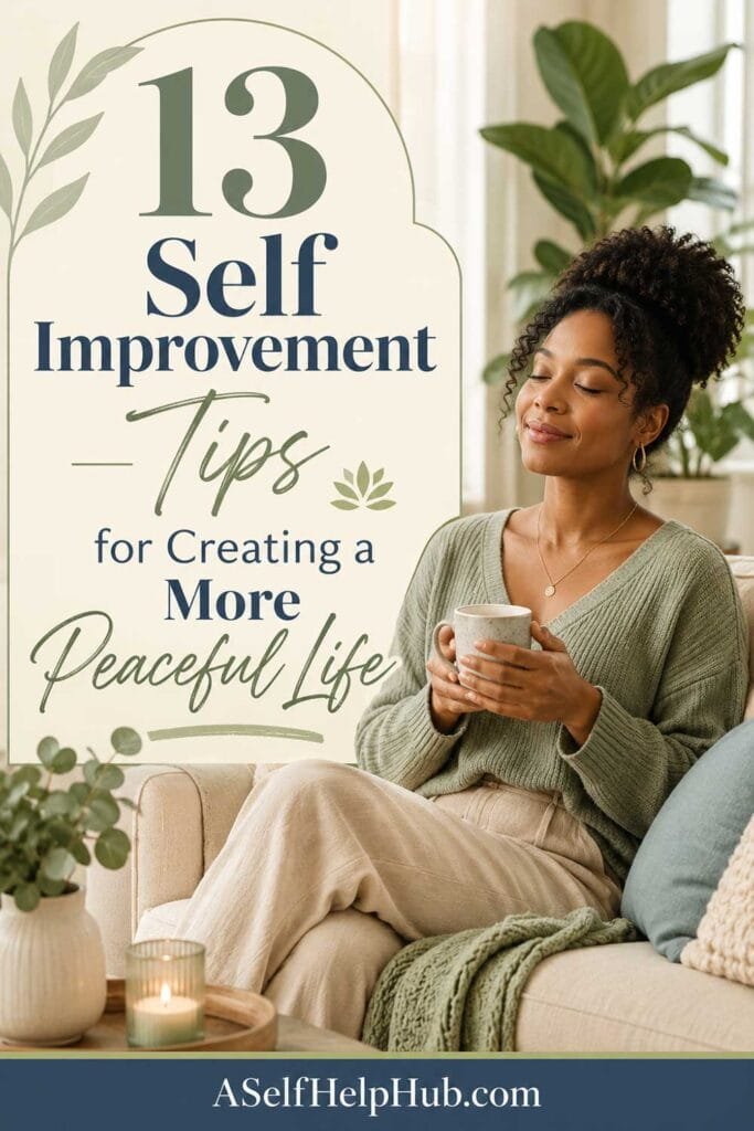 13 Self Improvement Tips for Creating a More Peaceful Life