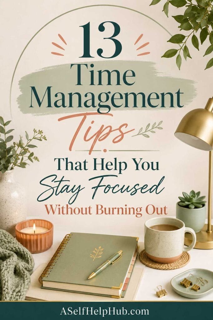 13 Time Management Tips That Help You Stay Focused Without Burning Out