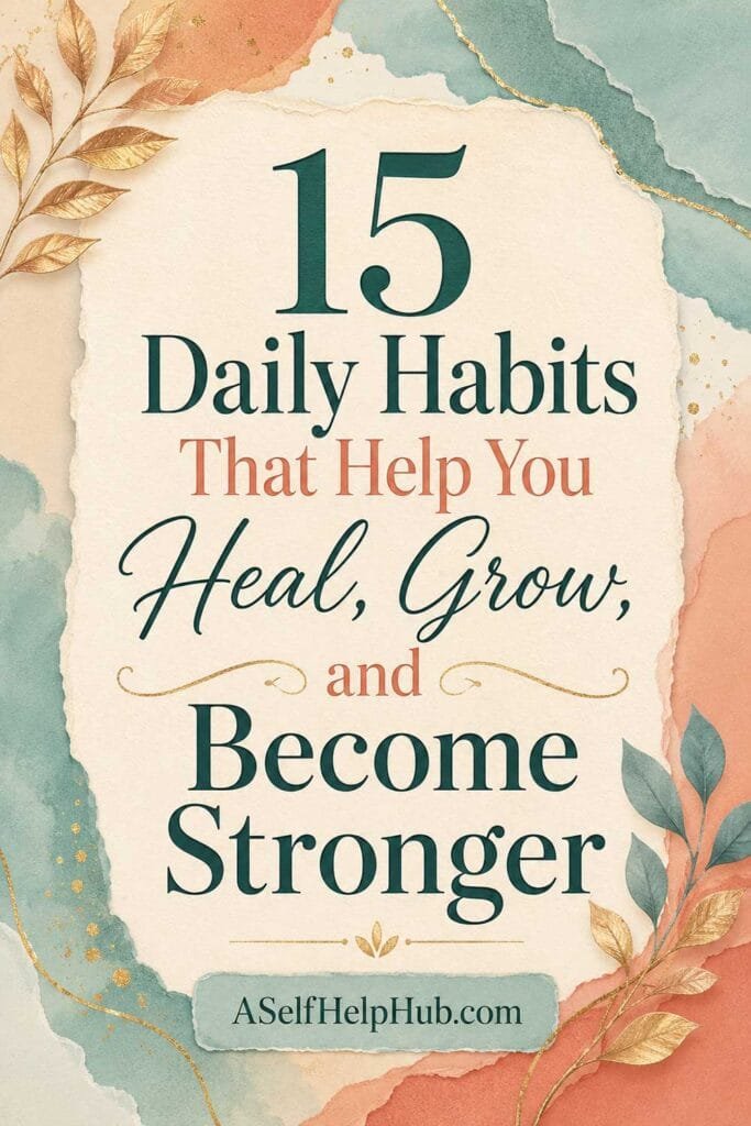 15 Daily Habits That Help You Heal, Grow, and Become Stronger