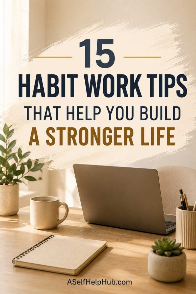 15 Habit Work Tips That Help You Build a Stronger Life