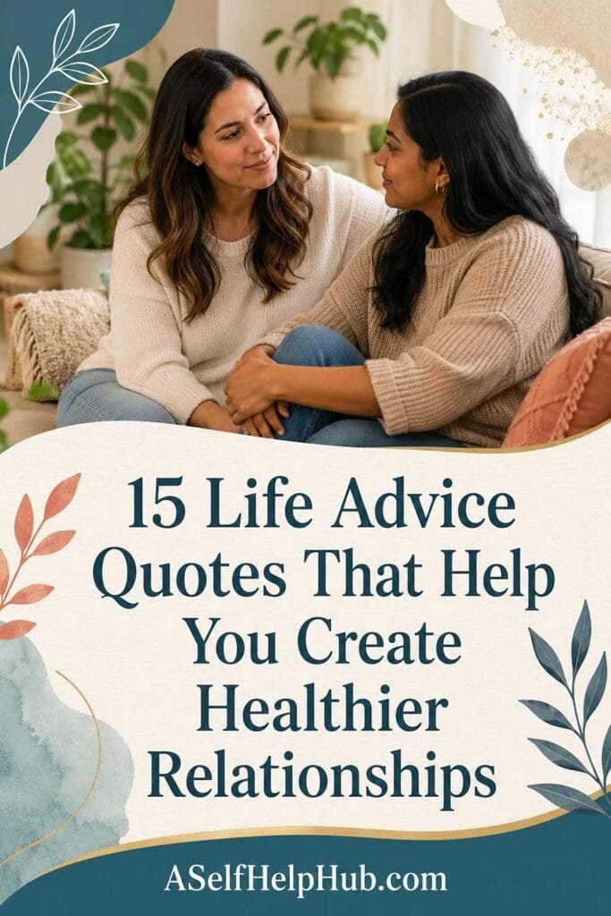 15 Life Advice Quotes That Help You Create Healthier Relationships
