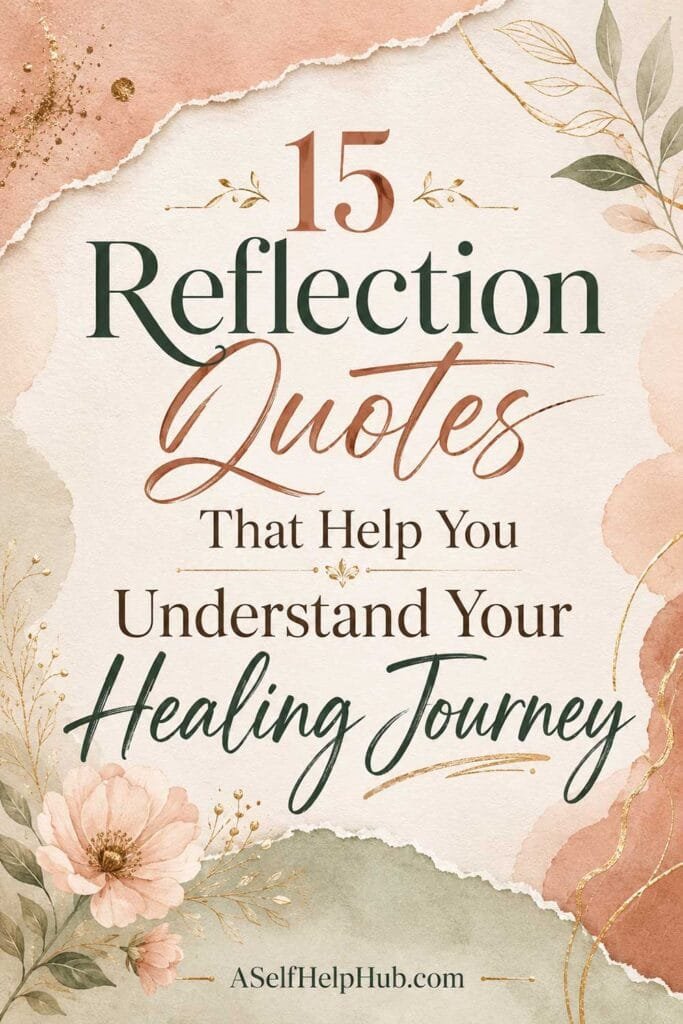 15 Reflection Quotes That Help You Understand Your Healing Journey