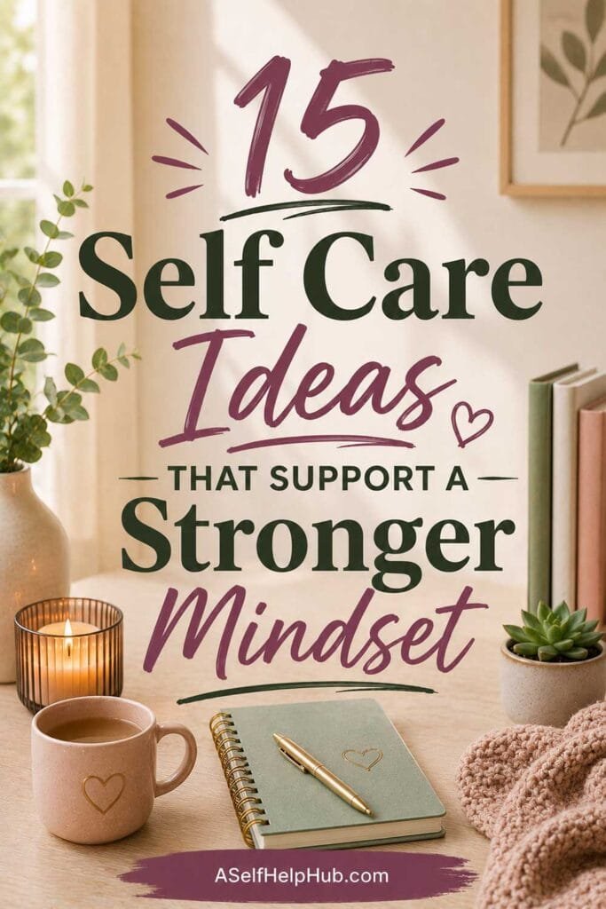 15 Self Care Ideas That Support a Stronger Mindset