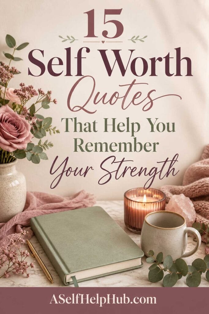15 Self Worth Quotes That Help You Remember Your Strength