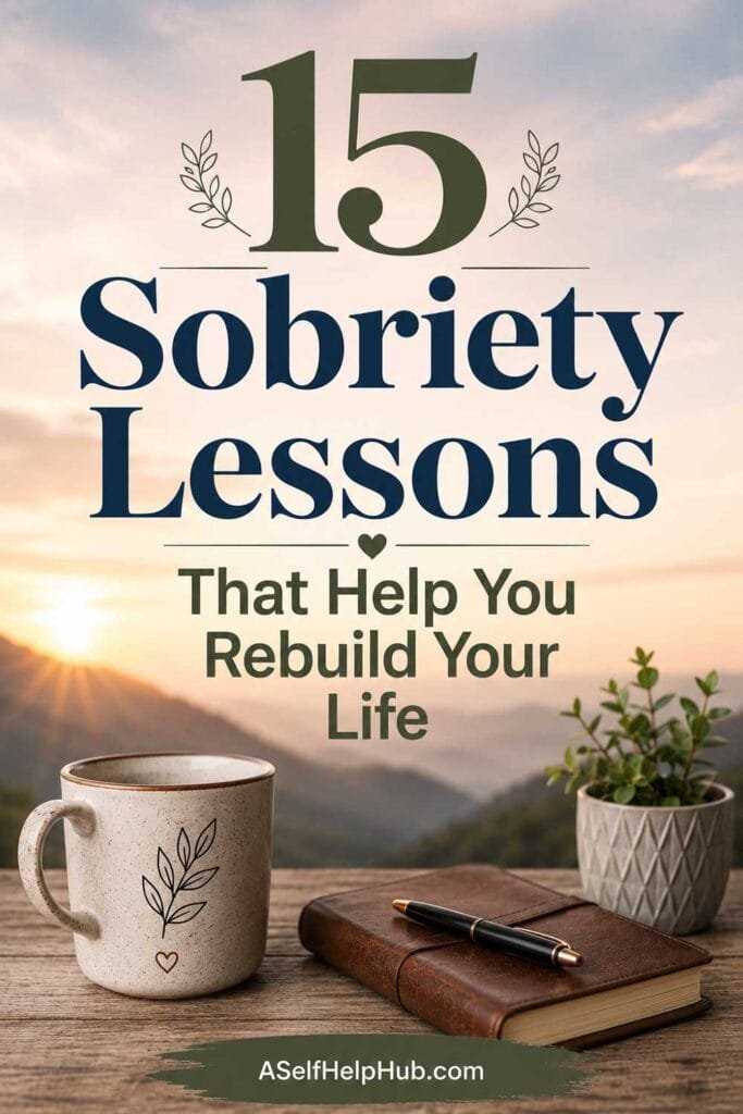 15 Sobriety Lessons That Help You Rebuild Your Life