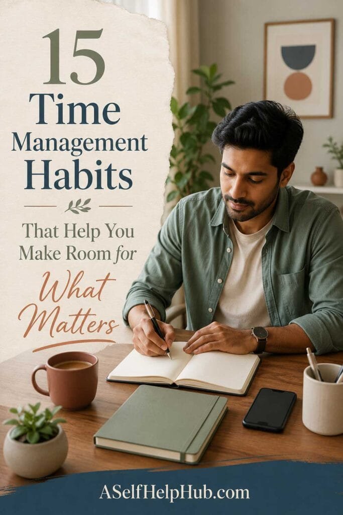 15 Time Management Habits That Help You Make Room for What Matters