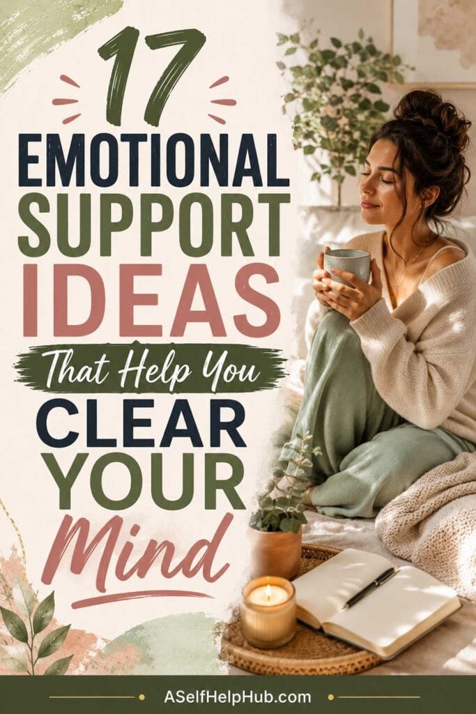 17 Emotional Support Ideas That Help You Clear Your Mind