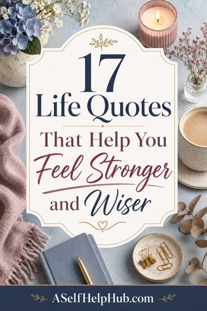 17 Life Quotes That Help You Feel Stronger and Wiser