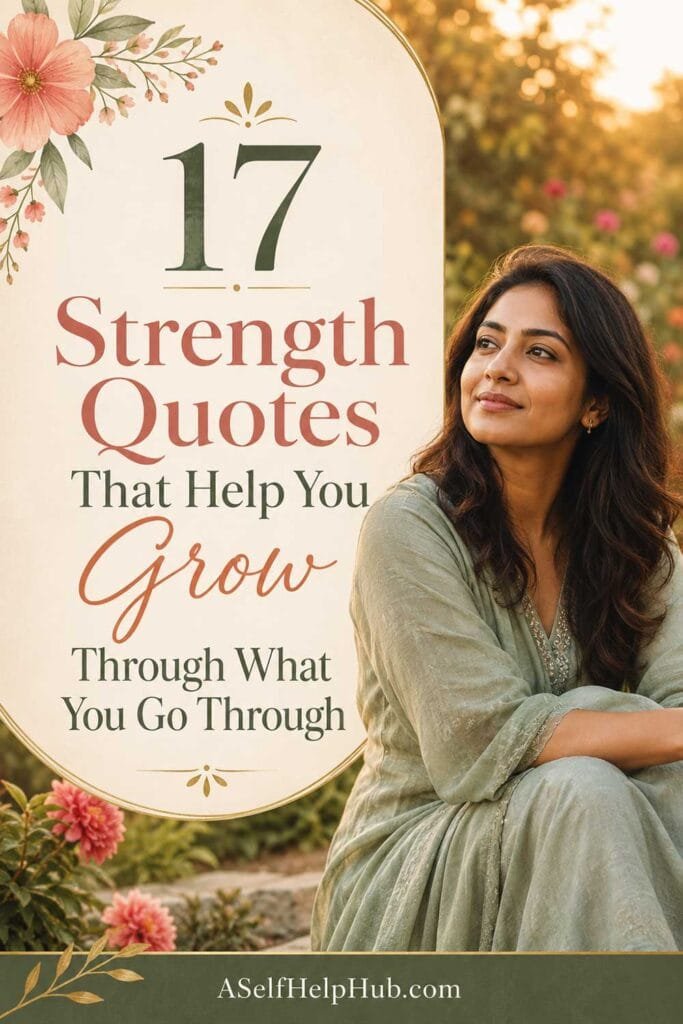 17 Strength Quotes That Help You Grow Through What You Go Through