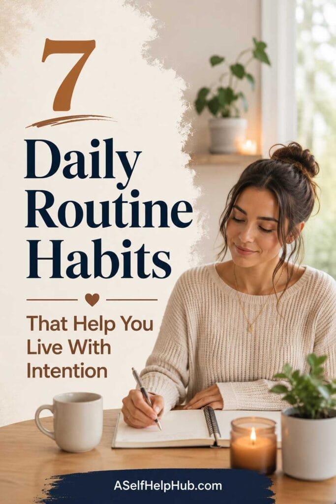 7 Daily Routine Habits That Help You Live With Intention