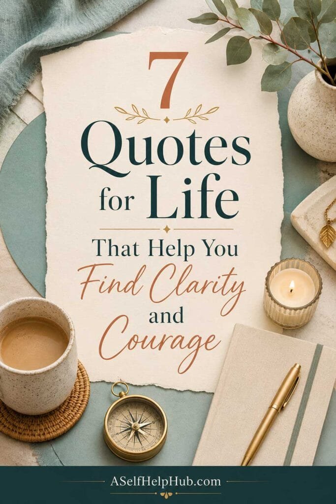 7 Quotes for Life That Help You Find Clarity and Courage