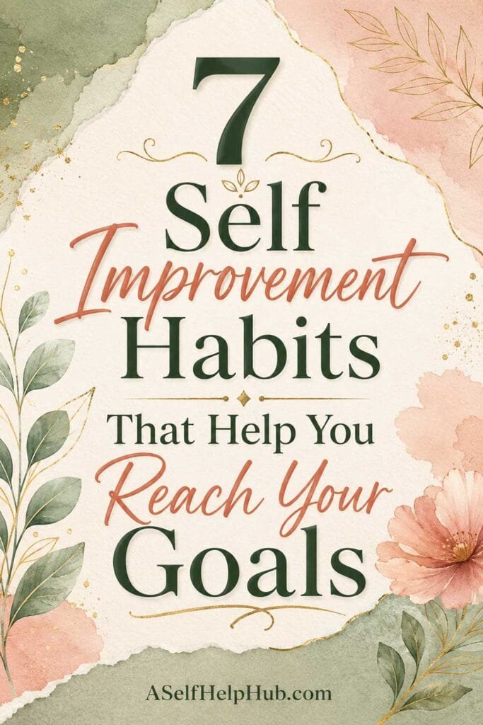 7 Self Improvement Habits That Help You Reach Your Goals