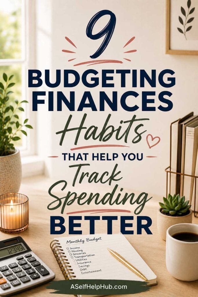 9 Budgeting Finances Habits That Help You Track Spending Better