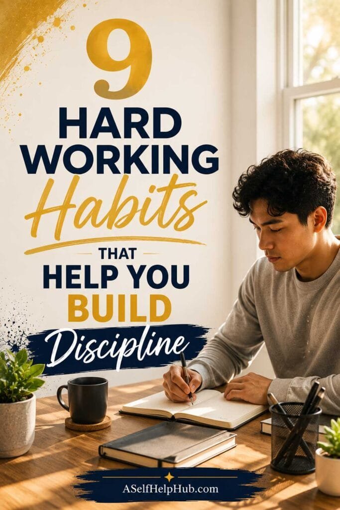 9 Hard Working Habits That Help You Build Discipline