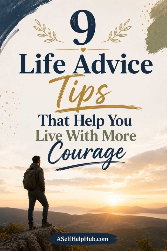 9 Life Advice Tips That Help You Live With More Courage