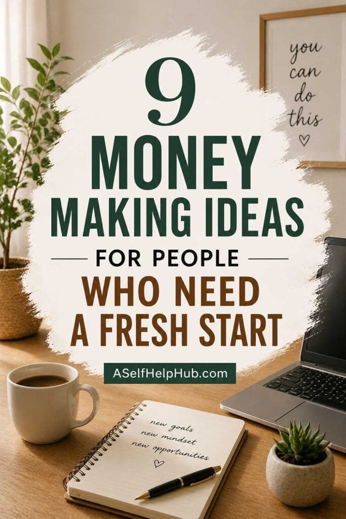 9 Money Making Ideas for People Who Need a Fresh Start