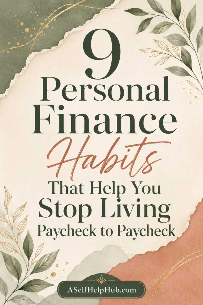 9 Personal Finance Habits That Help You Stop Living Paycheck to Paycheck