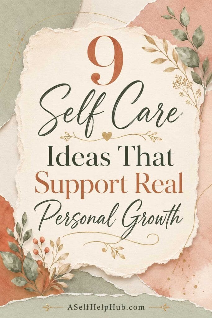 9 Self Care Ideas That Support Real Personal Growth