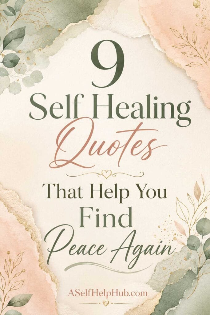9 Self Healing Quotes That Help You Find Peace Again