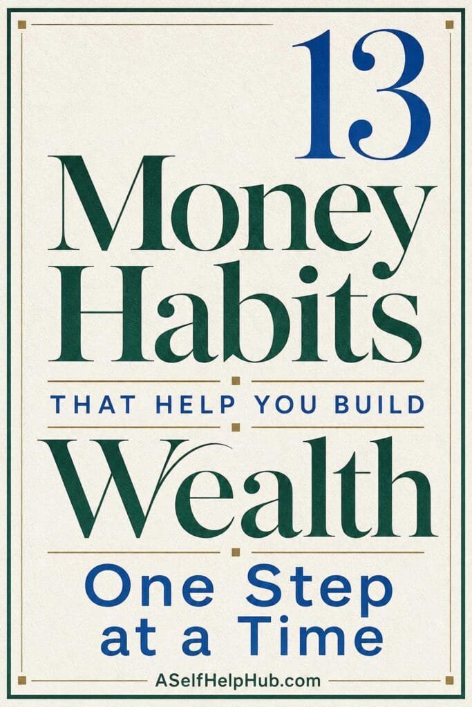 13 Money Habits That Help You Build Wealth One Step at a Time