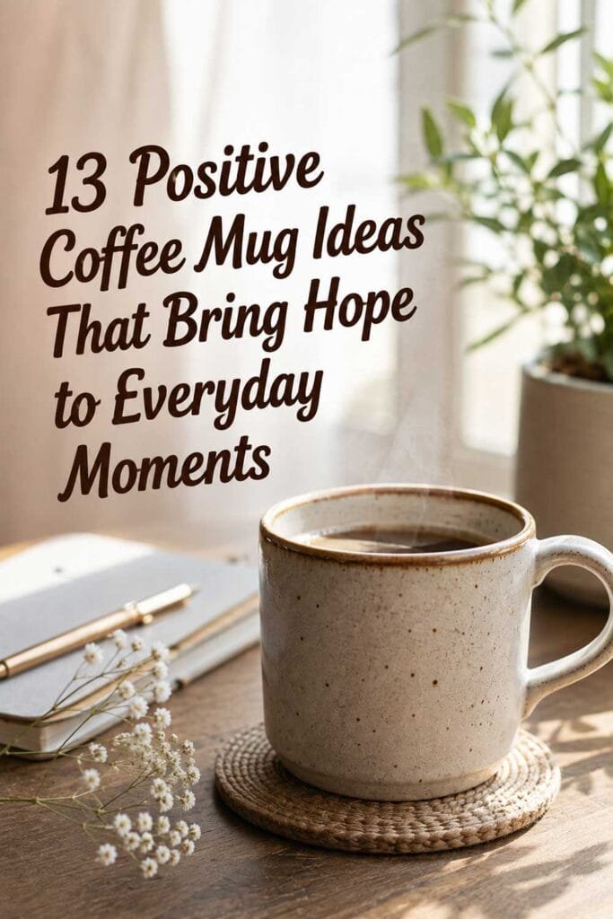 13 Positive Coffee Mug Ideas That Bring Hope to Everyday Moments