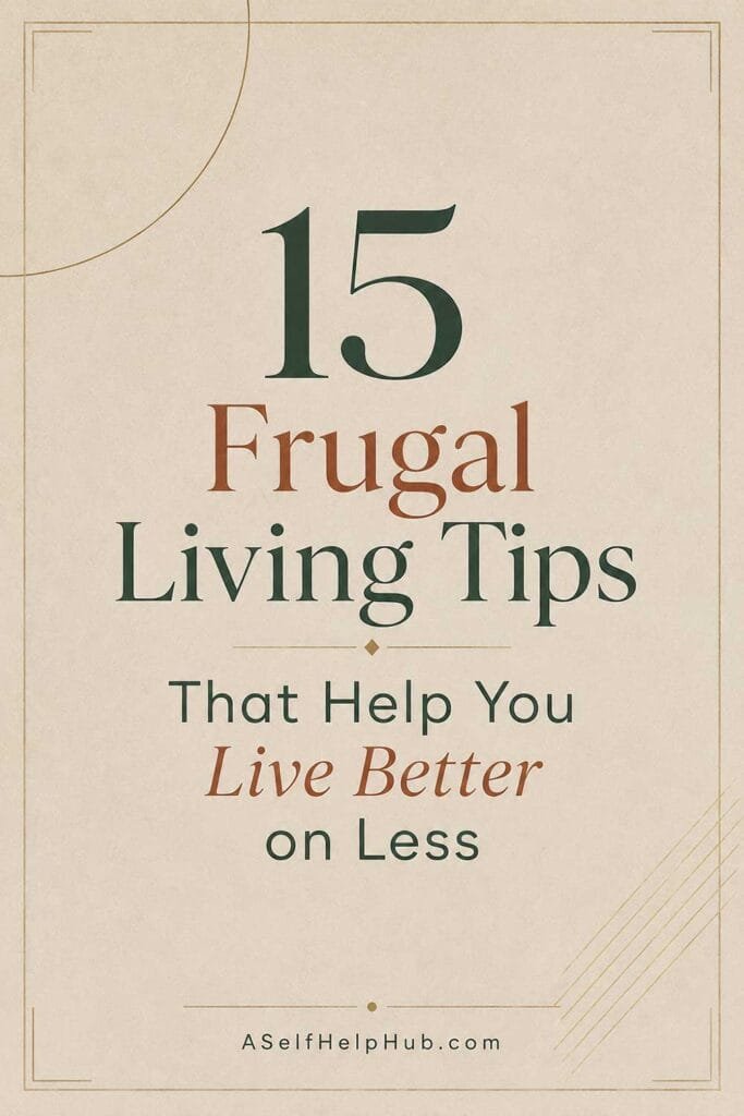15 Frugal Living Tips That Help You Live Better on Less