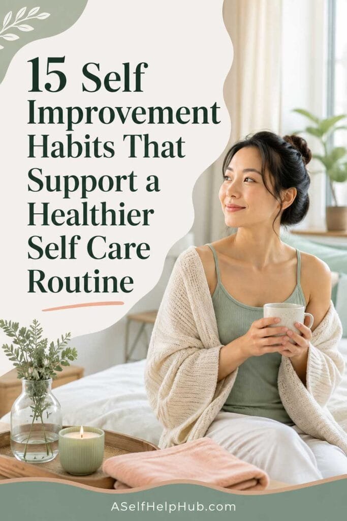 15 Self Improvement Habits That Support a Healthier Self Care Routine