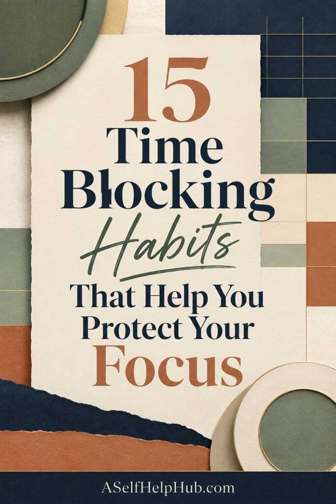15 Time Blocking Habits That Help You Protect Your Focus
