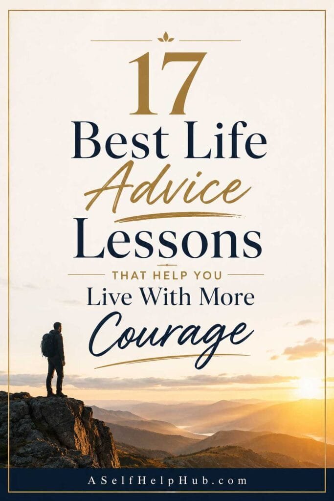17 Best Life Advice Lessons That Help You Live With More Courage