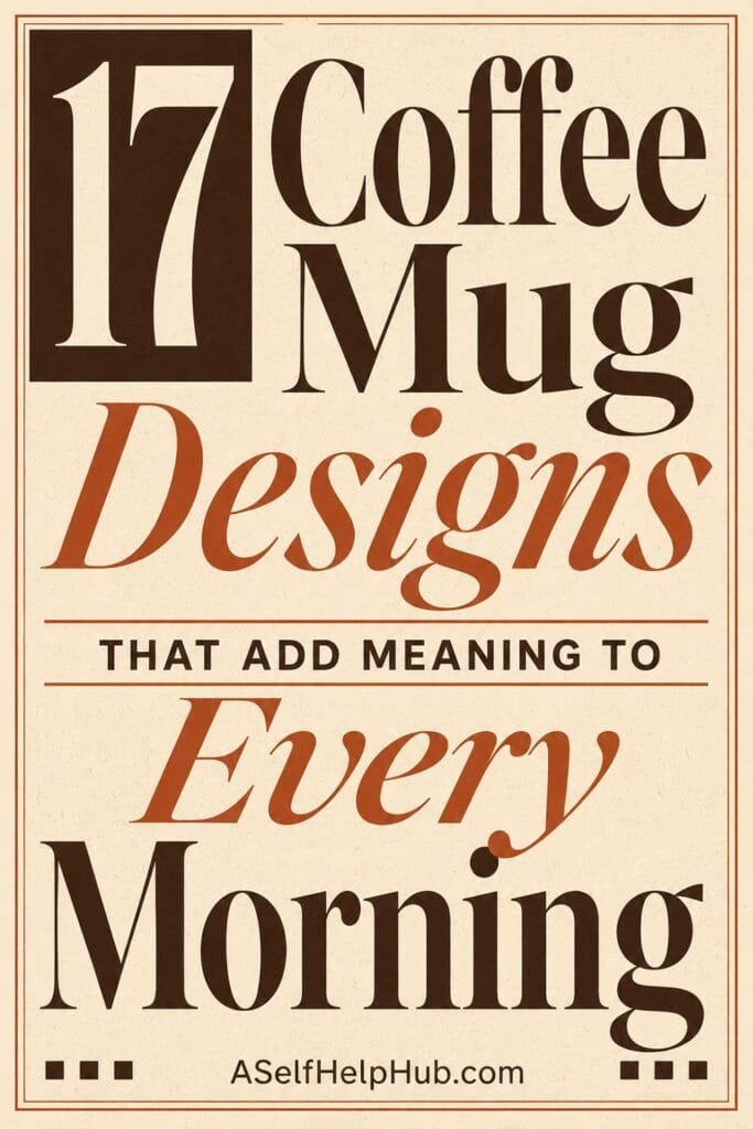 17 Coffee Mug Designs That Add Meaning to Every Morning
