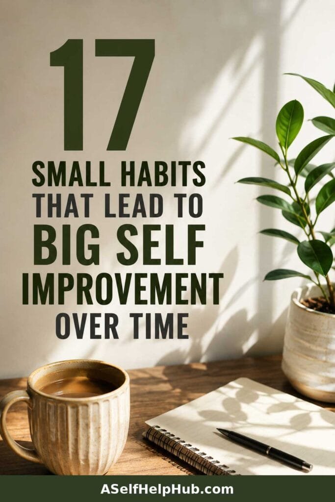 17 Small Habits That Lead to Big Self Improvement Over Time