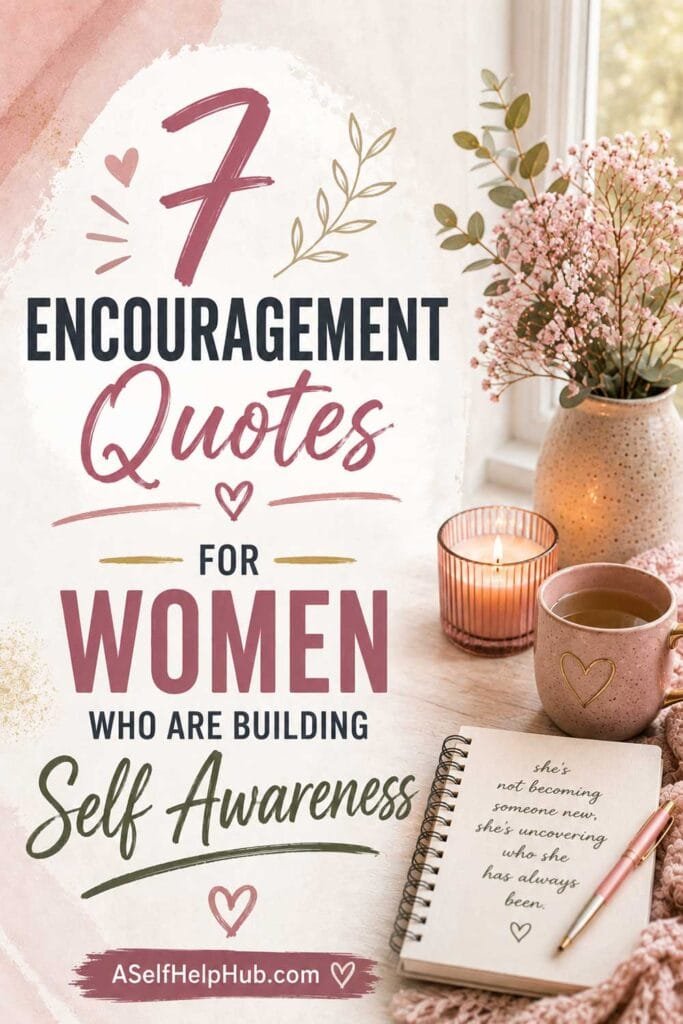 7 Encouragement Quotes for Women Who Are Building Self Awareness