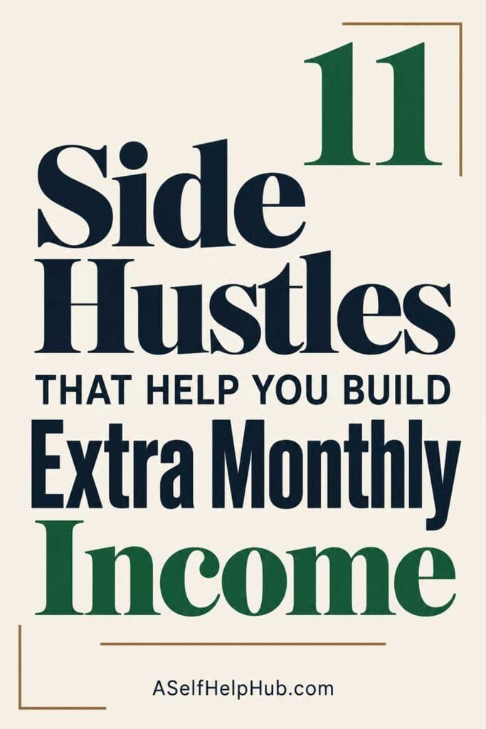 11 Side Hustles That Help You Build Extra Monthly Income
