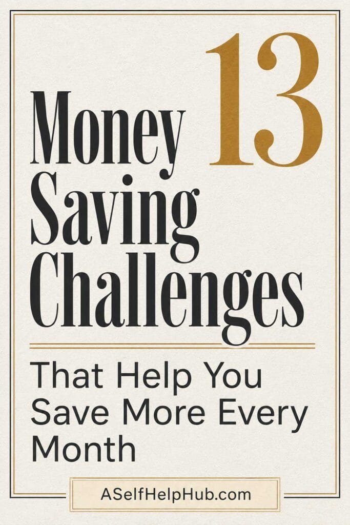 13 Money Saving Challenges That Help You Save More Every Month