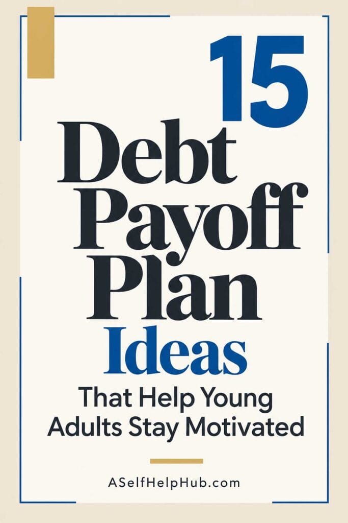 15 Debt Payoff Plan Ideas That Help Young Adults Stay Motivated
