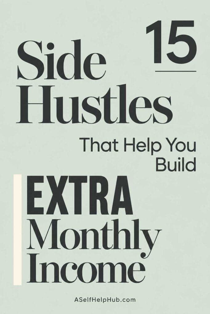 15 Side Hustles That Help You Build Extra Monthly Income