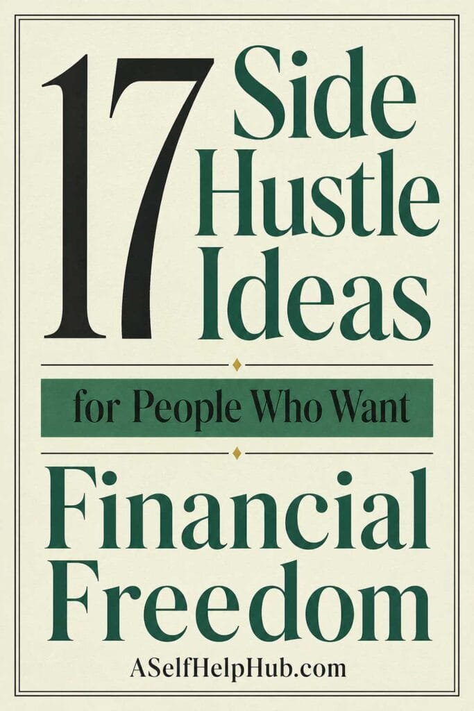 17 Side Hustle Ideas for People Who Want Financial Freedom
