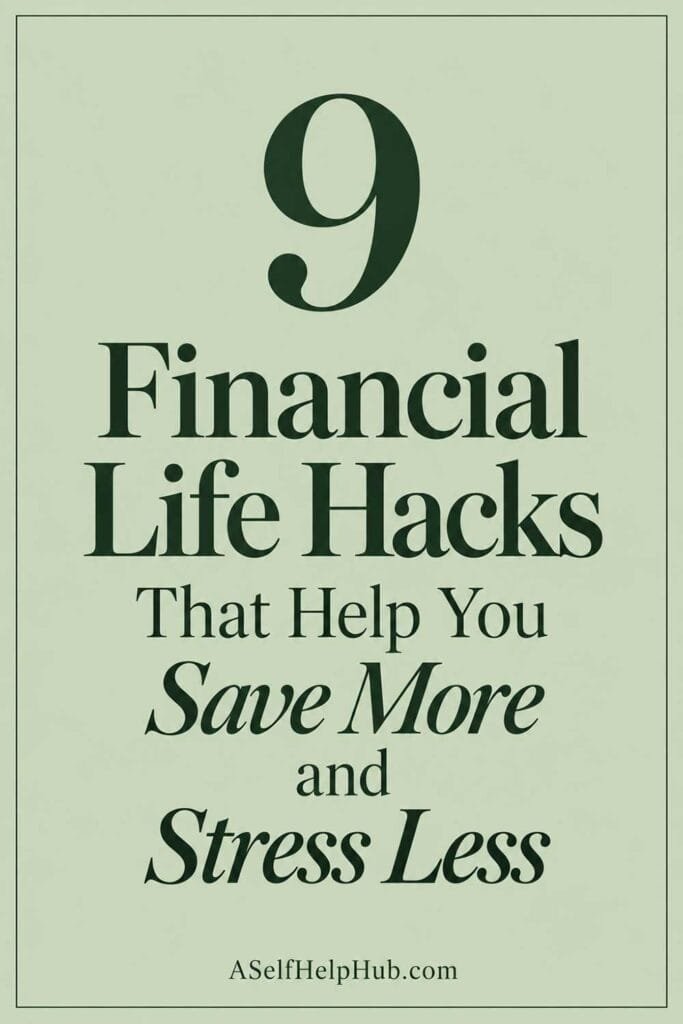 9 Financial Life Hacks That Help You Save More and Stress Less